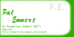 pal emmert business card